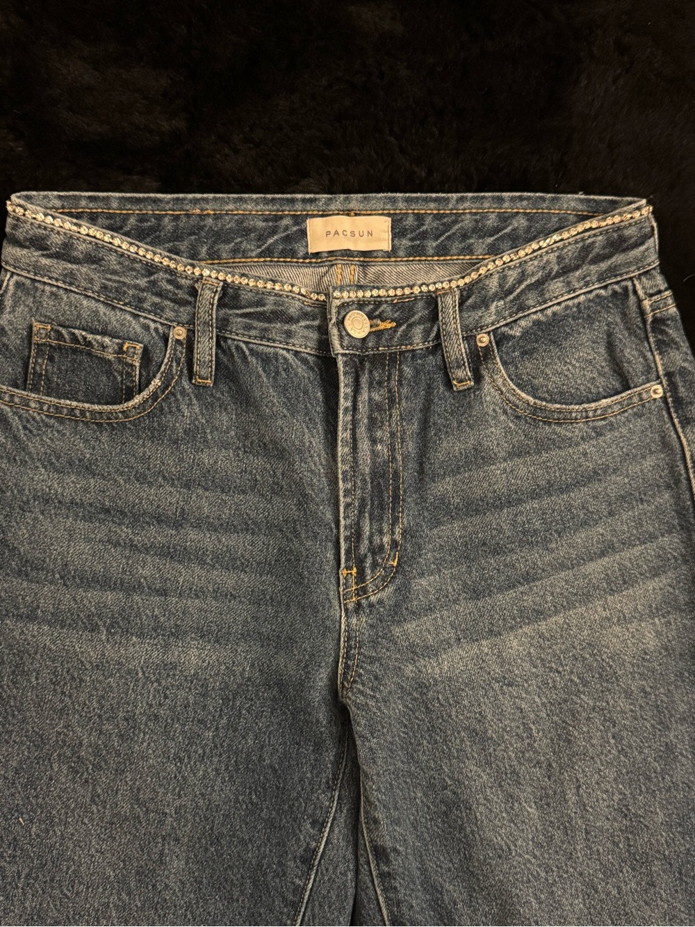PacSun Rhinestone Waistband 90s straight
Jeans